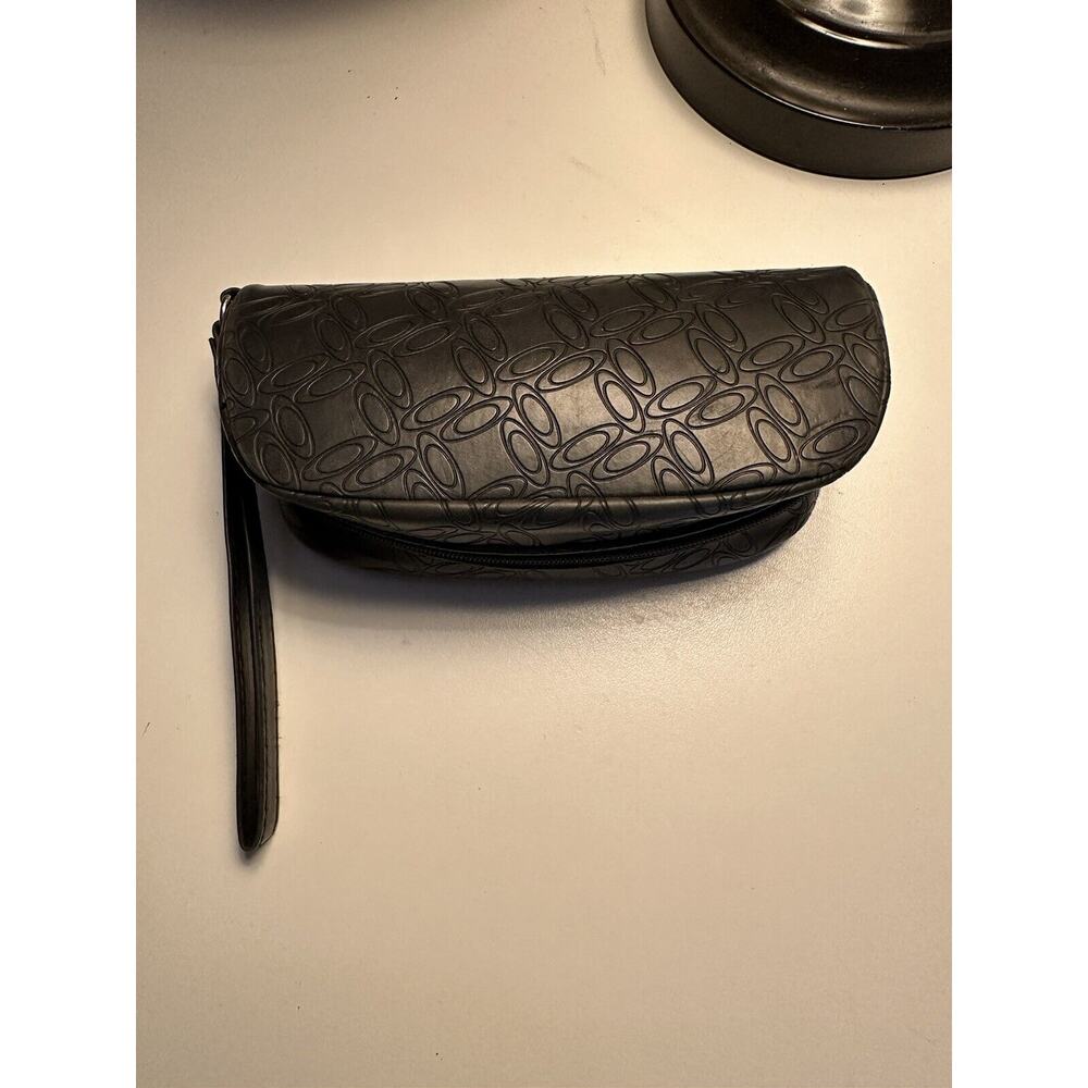 Oakley sunglasses black soft shell vinyl case with wrist strap